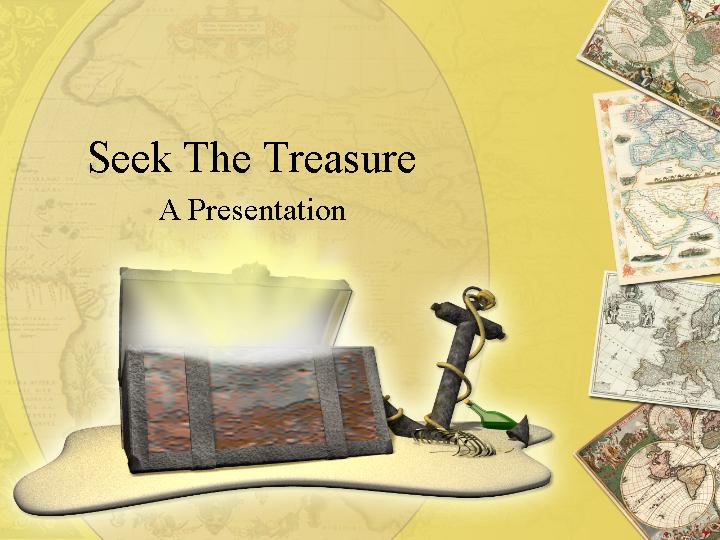 seek the treasure ppt模板