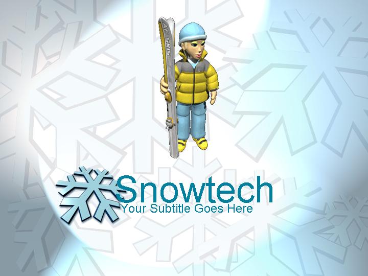 snowtech ppt模板