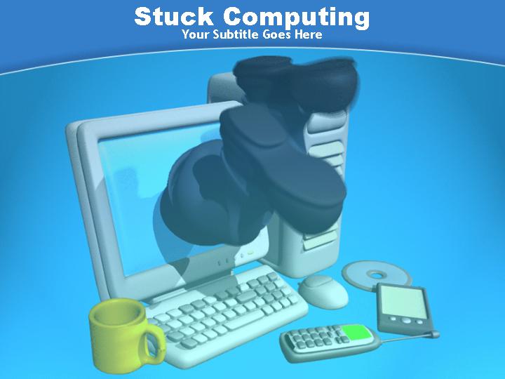 stuck computing ppt模板