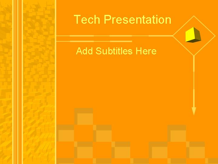 tech presentation ppt模板