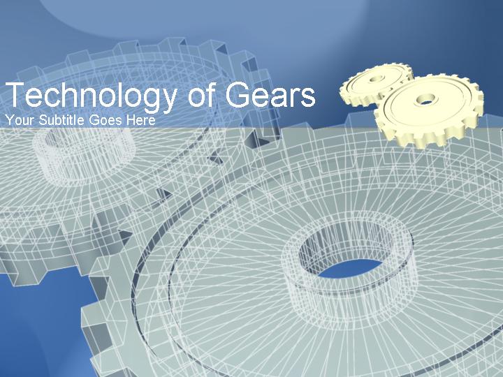 technology of gears ppt模板