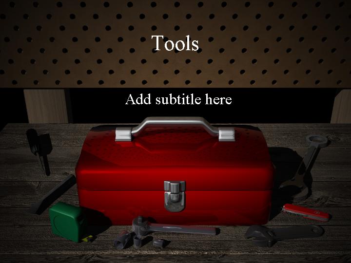 tools ppt模板