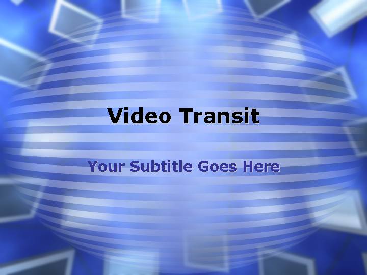 video transit ppt模板