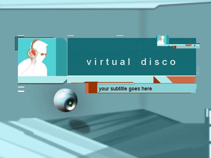 virtual disco ppt模板