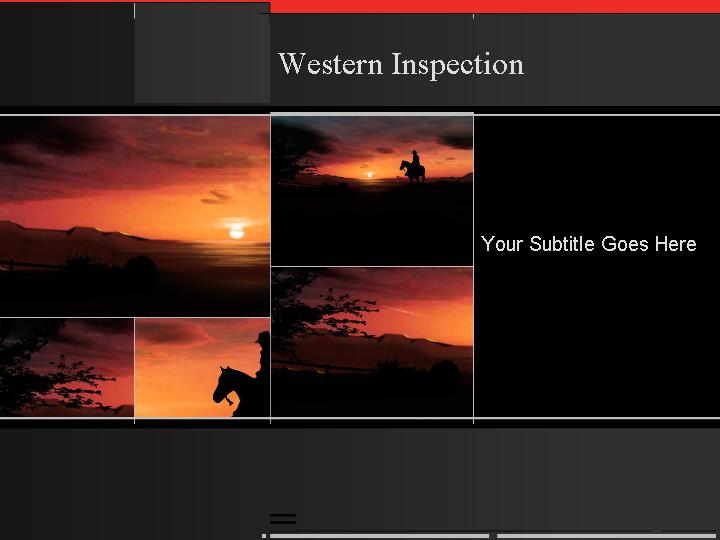 western inspection ppt模板