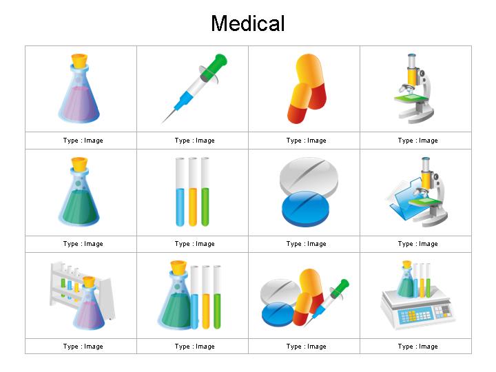 医疗行业图标素材PPT图标素材