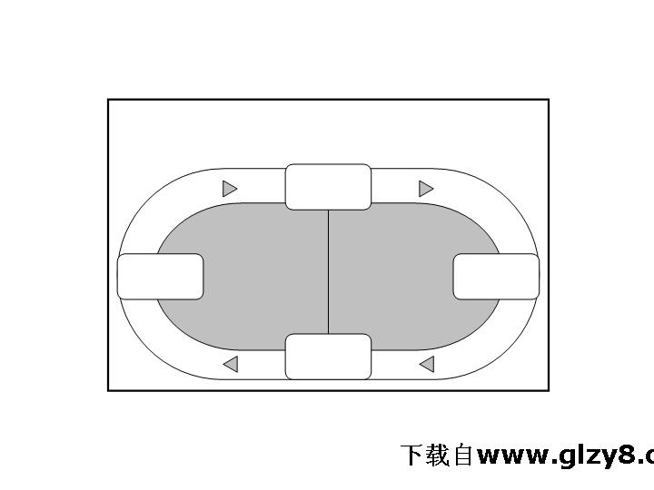 PPT回转图形素材图表