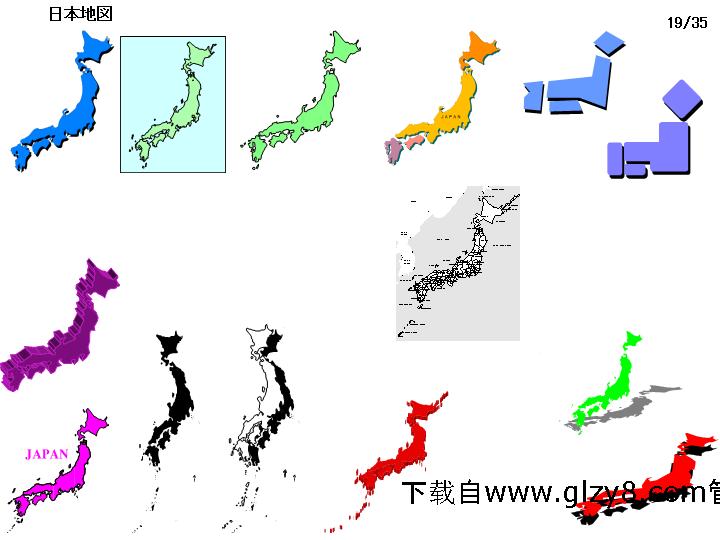 日本及世界地图素材