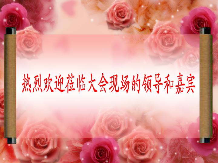 欢迎领导PPT模板