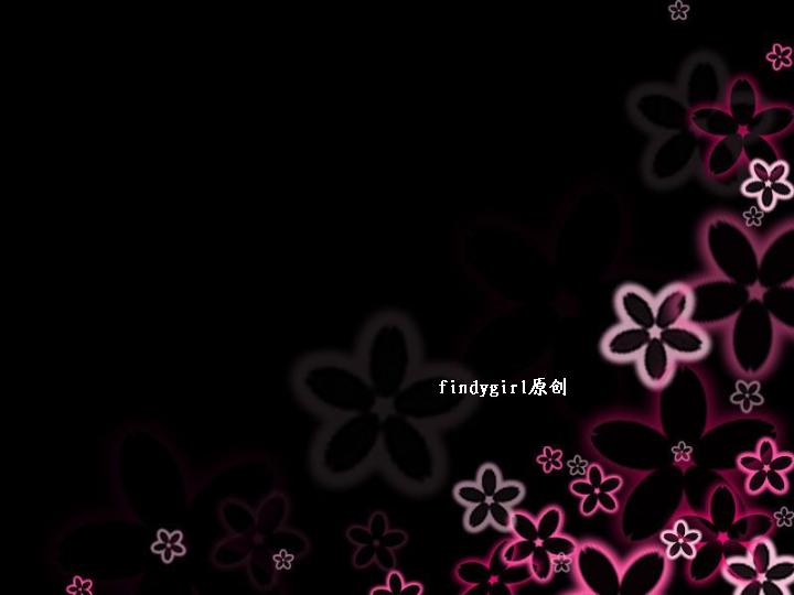 缤纷花雨PPT模板下载