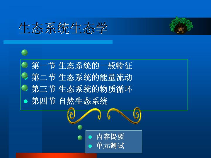 生态系统生态学PPT