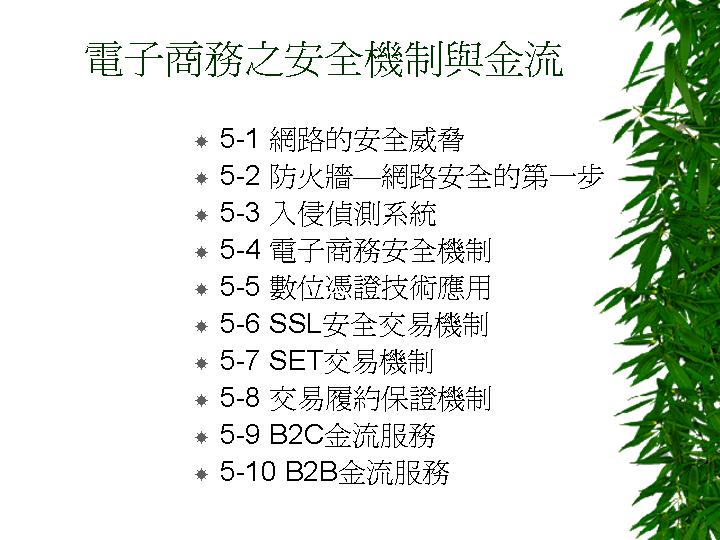 电子商务之安全机制与金流PPT