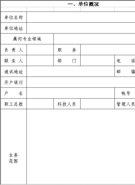 开发高层次人才资金资助申请书Excel模板