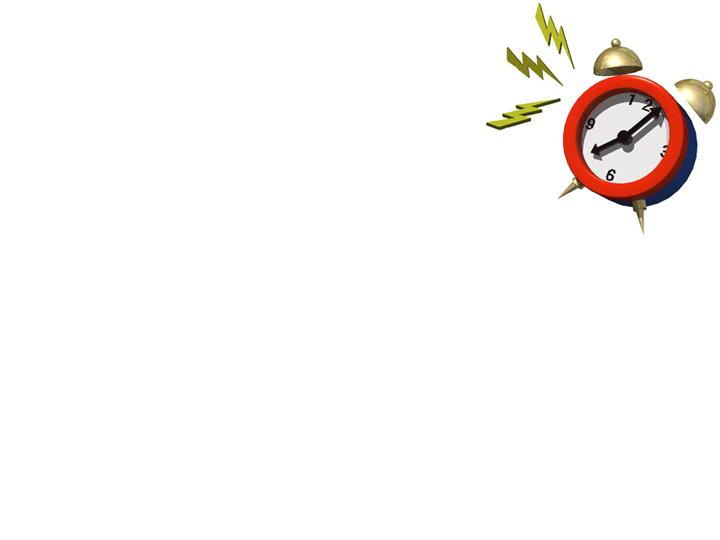 闹钟时间PPT模板下载