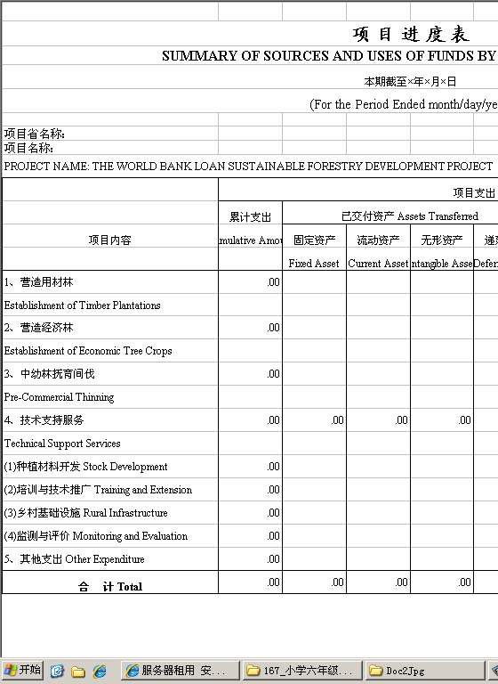 项目进度表2Excel模板