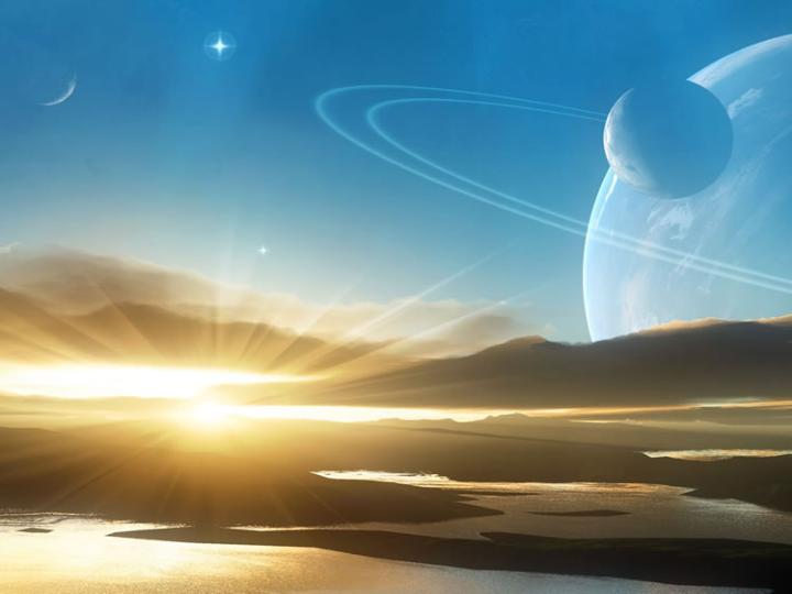 宇宙太空PPT模板下载