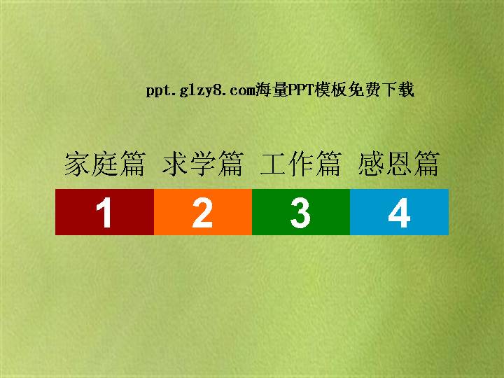 精美个人介绍PPT模板