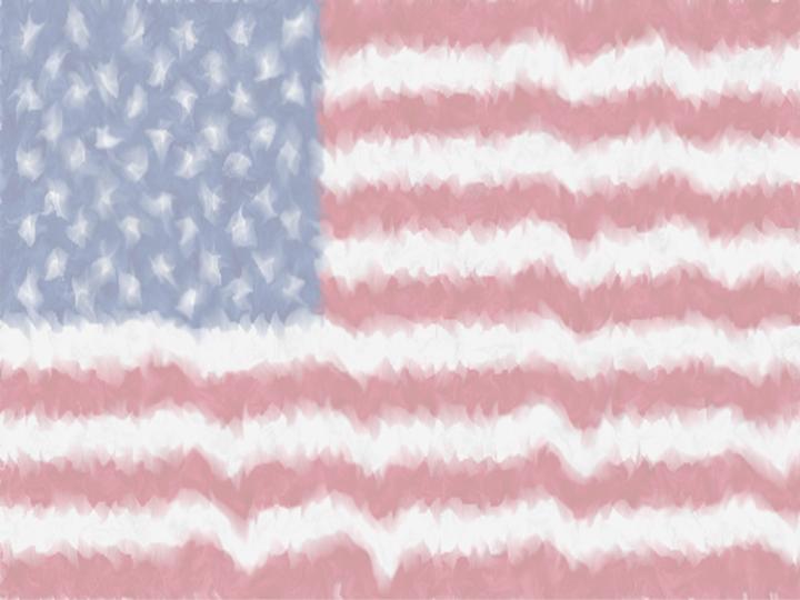 American Flag 美国国旗PPT模板