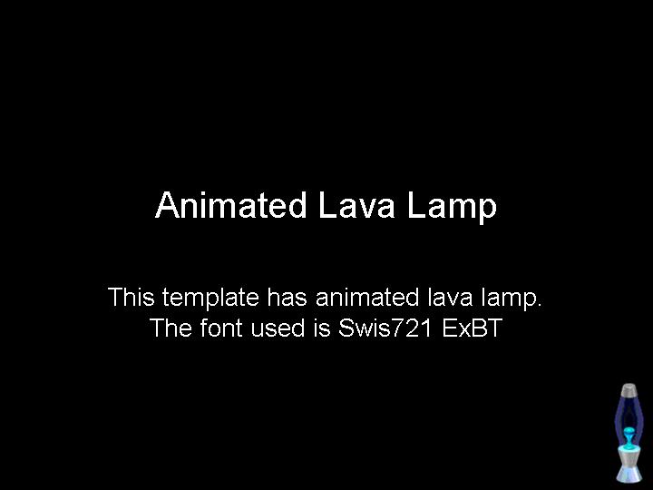 AnimatedLavaLampPPT模板