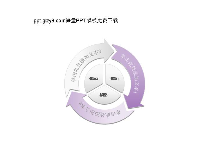 40套漂亮的循环关系PPT图表大放送