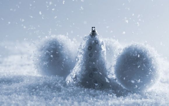 雪花PPT背景图片