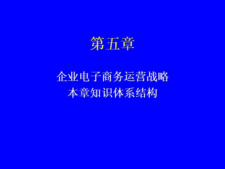 企业电子商务运营战略PPT模板