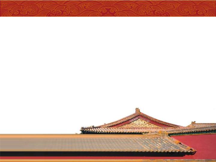 中国古代建筑背景PPT模板