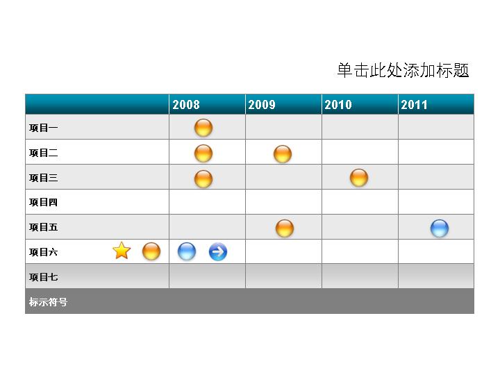 实用的PPT数据表格素材