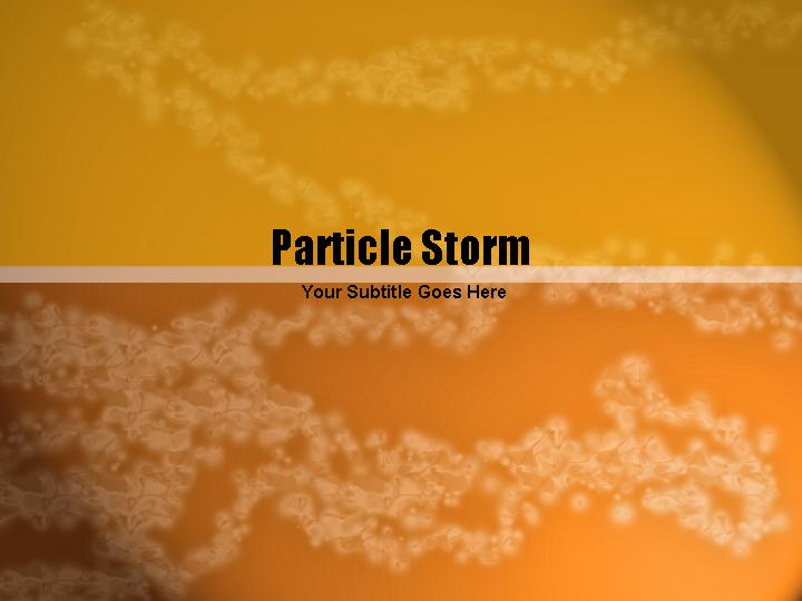 particle stormPPT模板