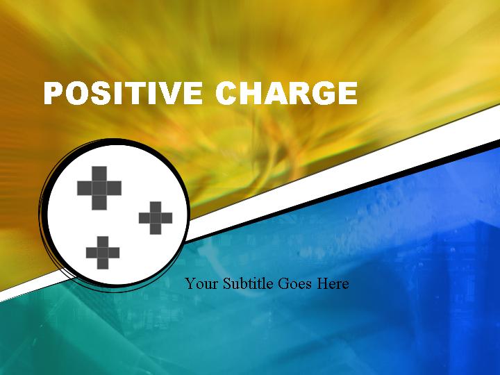 positive chargePPT模板