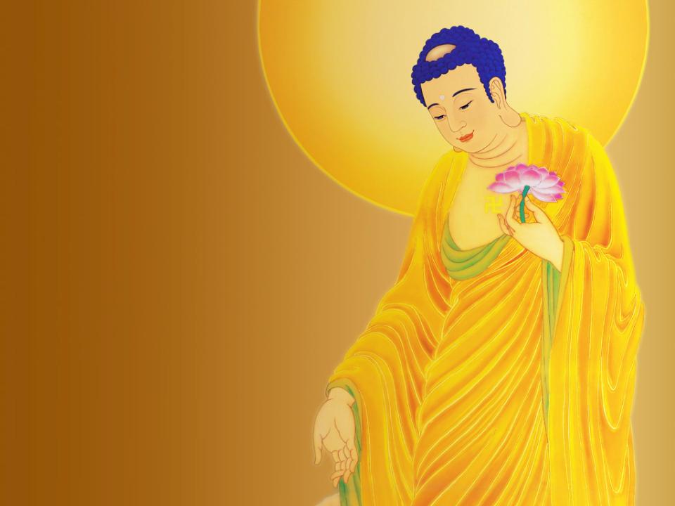 佛像背景PPT模板