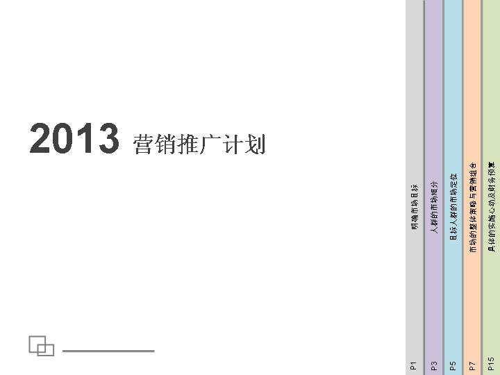 2013营销推广计划PPT模板