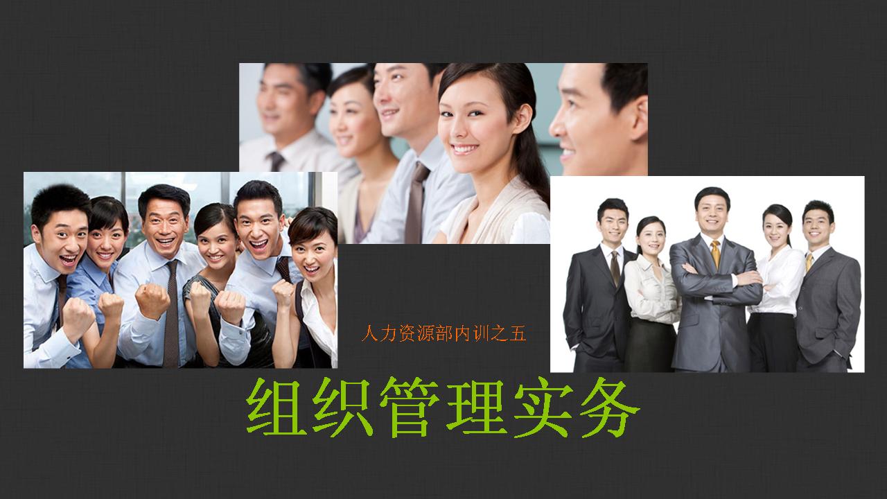 团队组织培训PPT模板