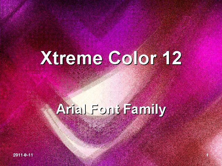 Xtreme Color3 PPT模板