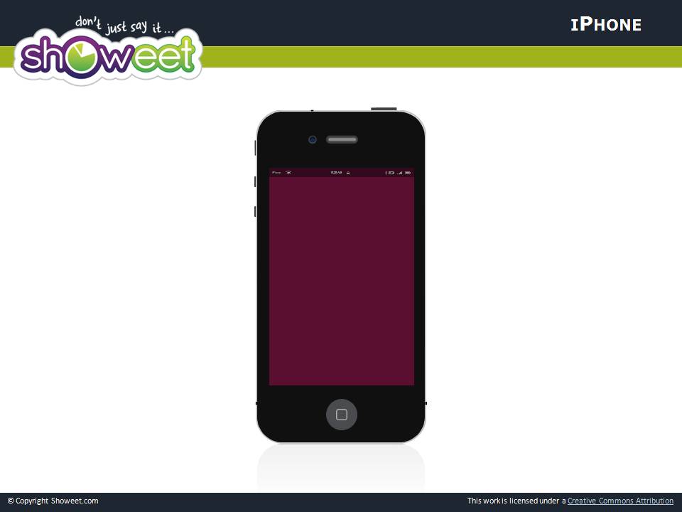 iPhone iPad PPT模板设计素材