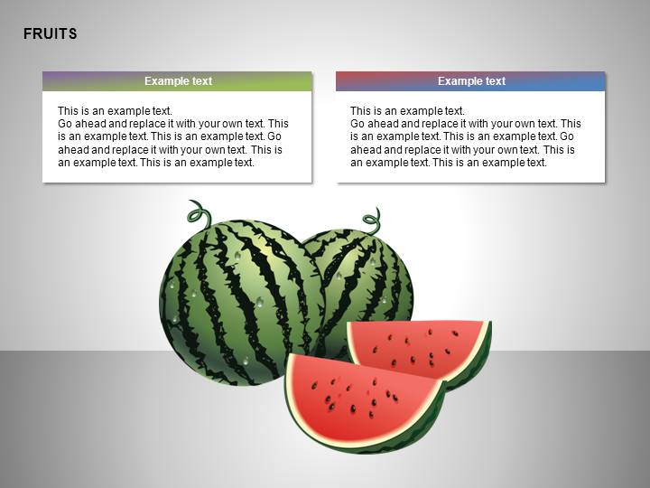 16套水果PPT图表免费下载