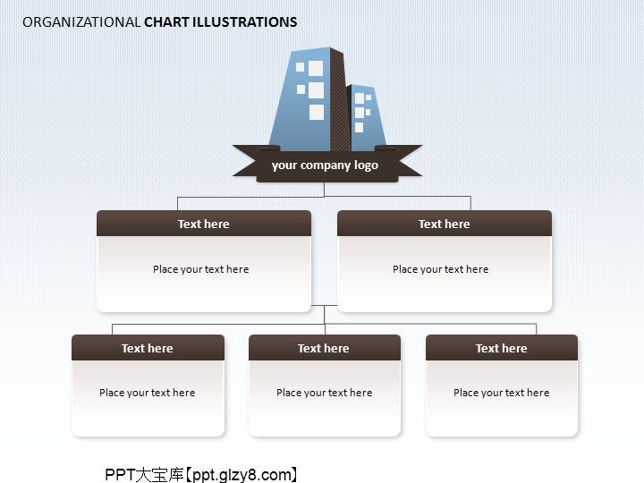 公司组织架构PPT图表