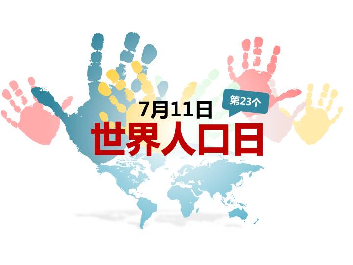 7.11世界人口日PPT模版