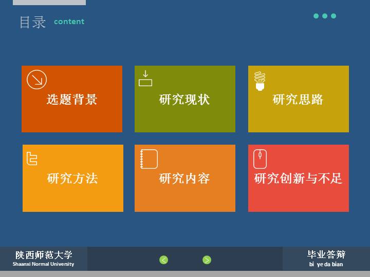 Win8瓷片风毕业论文答辩PPT模板