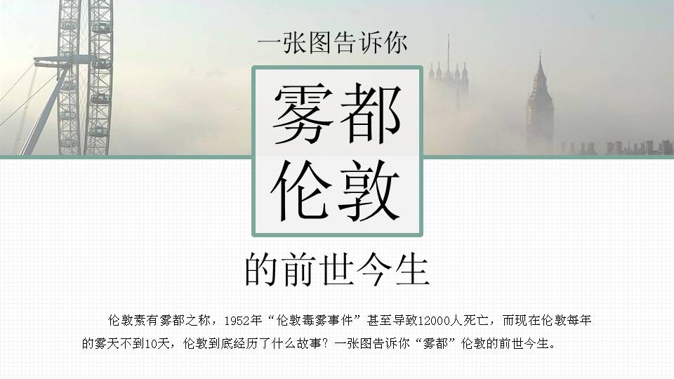一张图告诉你雾都伦敦的前世今生PPT课件
