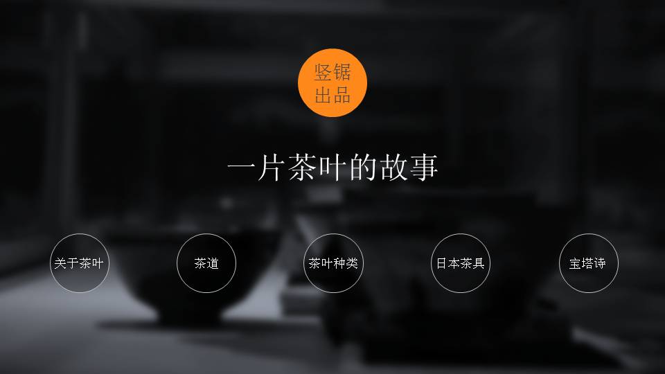 茶道文化介绍PPT模板