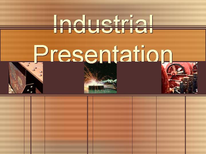 Powerpoint模板industrialPPT模板