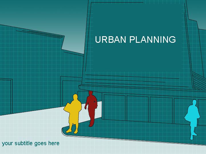 Powerpoint模板urban planningPPT模板