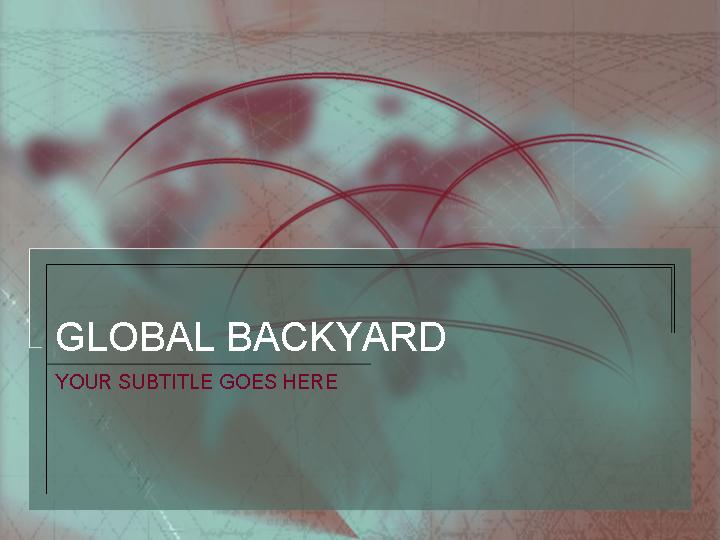 PowerPoint模版global backyardPPT模板