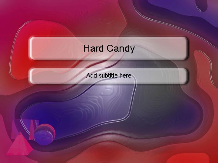 PowerPoint模版hard candyPPT模板