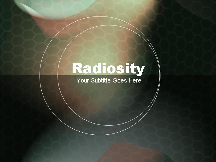 幻灯片模版radiosityPPT模板