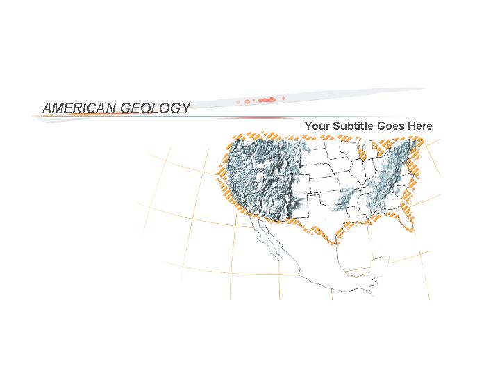 幻灯片母版american geologyPPT模板