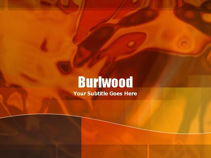 burlwood ppt模板