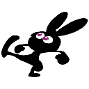 可爱小黑兔图标下载