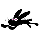 可爱小黑兔图标下载